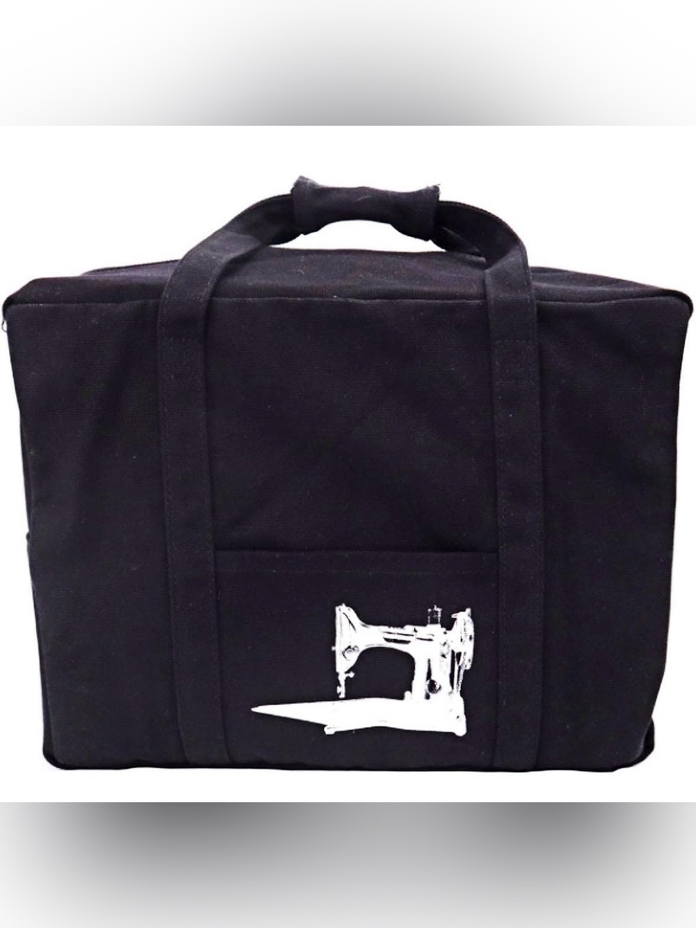 Black Tote Bag for Featherweight Sewing Machines & Other Compact Machines